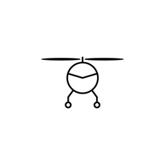 Poster - copter, drone, nanocopter, quadcopter icon. Element of quadrocopter icon. Thin line icon for website design and development, app development. Premium icon