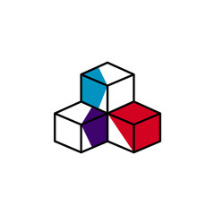 Poster - block chain, bitcoin, cryptocurrency, payment icon. Element of color finance. Premium quality graphic design icon. Signs and symbols collection icon for websites