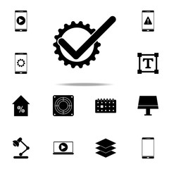 Aufkleber - Confirm Settings icon. web icons universal set for web and mobile