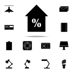 Aufkleber - mortgage icon. web icons universal set for web and mobile
