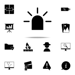 Aufkleber - siren icon. web icons universal set for web and mobile