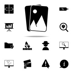 Aufkleber - photos icon. web icons universal set for web and mobile