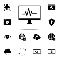 Aufkleber - computer diagnostics icon. web icons universal set for web and mobile