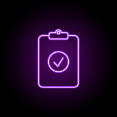 Poster - strengths line icon. Elements of web in neon style icons. Simple icon for websites, web design, mobile app, info graphics