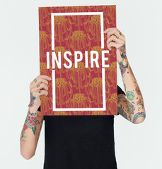 Sticker - Inspire Lifestyle Confidence Red Flowers