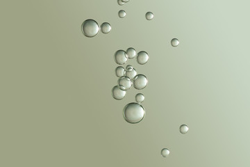 Wall Mural - Flowing bubbles