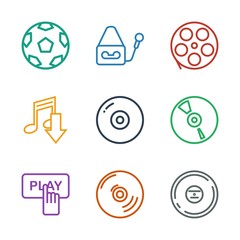 Poster - record icons