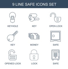 Poster - 9 safe icons