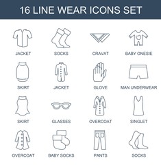 Poster - 16 wear icons
