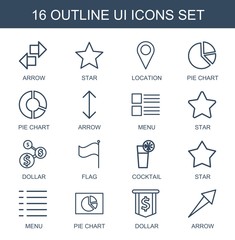 Poster - 16 ui icons