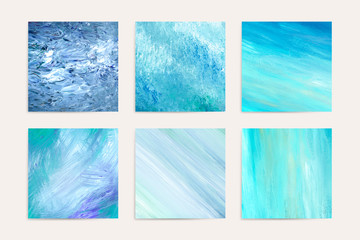 Poster - Abstract green paintings