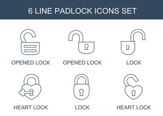 Aufkleber - padlock icons