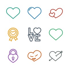 Sticker - 9 passion icons