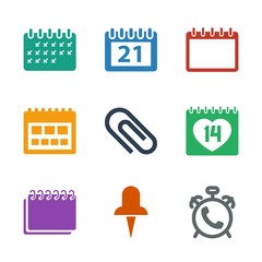 Sticker - reminder icons