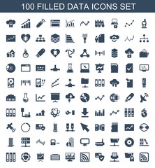 Poster - data icons