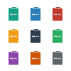 Poster - menu icon white background