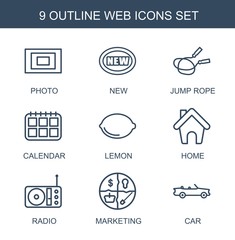 Poster - 9 web icons