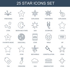 Poster - star icons