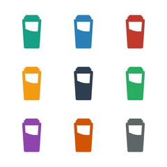 Sticker - drink icon white background