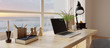 Leinwandbild Motiv Modern livingroom interior design ,3d rendering