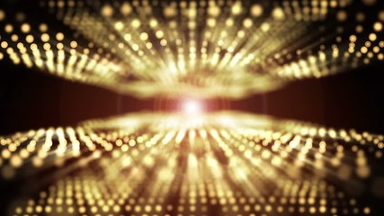 Wall Mural - 4k abstract motion background animation shining particles stars sparks and magic dust forming in spa