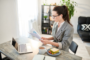 Busines Manager Working in Office