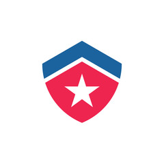 Canvas Print - Star shield logo