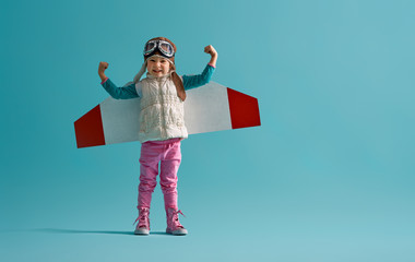 girl in an astronaut costume
