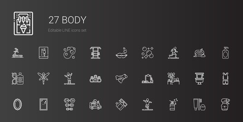 Sticker - body icons set