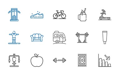 Sticker - lifestyle icons set