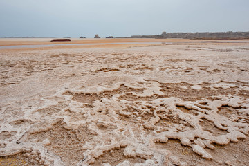 Dallol is an active volcanic crater in the Danakil Basin, Ethiopia. Africa. The volcano is known for its extraterrestrial landscapes resembling the surface of Io, the satellite of the planet Jupiter. 