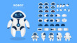© inspiring.team - Robot character for animation with various views