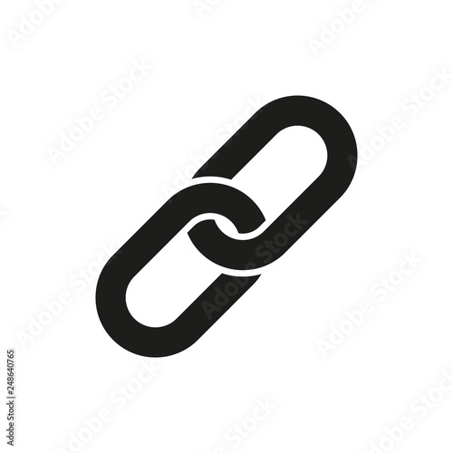 Fotomural Link icon. Vector illustration.