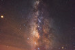 © Teerapong - Milky way galaxy in night sky with space for text.