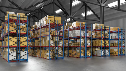 Warehouse by mail order or forwarding