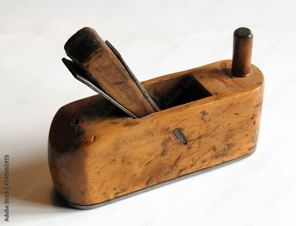 Ancien rabot en bois - Rabot (13772489