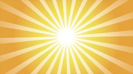 Poster - Motion graphic flat animation footage. Abstract starburst background.
