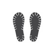 © sabelskaya - Vector abstract footwear flat footprint black icon