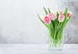 Colorful tulips flower bouquet