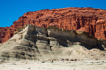 Wall Mural - Geological formations in Ischigualasto