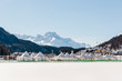 St. Moritz, St. Moritzersee, Oberengadin, Winter, Wintersport, Corvatsch, Alpen, Graubünden