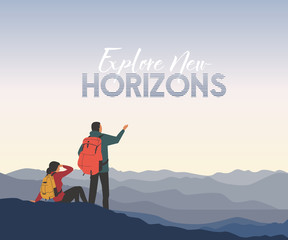 time to adventure concept