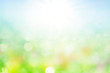 abstract spring background with bokeh
