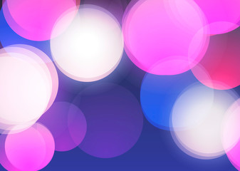 Sticker - Pink bokeh background