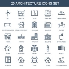 Poster - 25 architecture icons