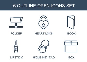 Poster - open icons