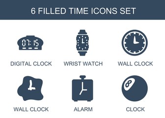 Poster - 6 time icons