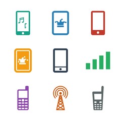 Aufkleber - cellular icons