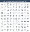 © HN Works - 100 decoration icons