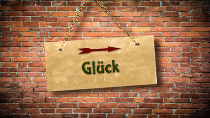 Sticker - Schild 388 - Glück